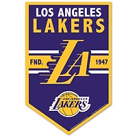 WinCraft Los Angeles Lakers 11" x 17" Chevron Wood Sign
