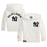 Toddler Polo Ralph Lauren Cream Yankees Fleece Hoodie