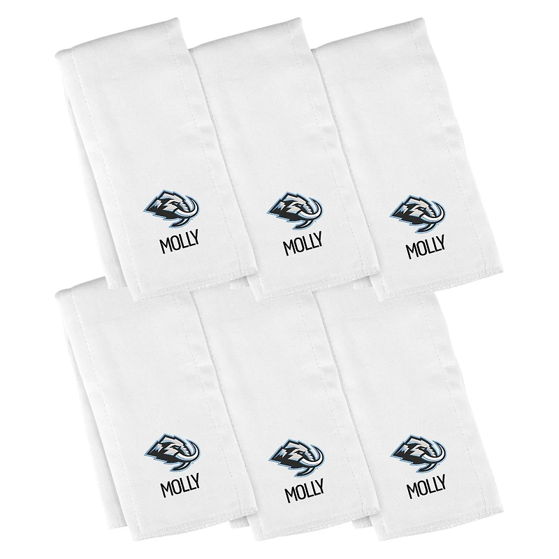Infant Chad & Jake Utah Mammoth Primary Logo Six-Piece Personalized Burp Cloth Set