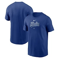 Men's Nike  Royal Italy Baseball 2026 World Baseball Classic Wordmark T-Shirt