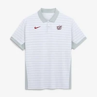 Men's Nike  White USA Baseball 2026 World Baseball Classic Victory Striped Dri-FIT Polo