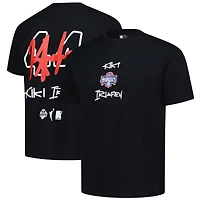 Unisex round21 Kiki Iriafen Black Washington Mystics 2025 WNBA Draft Name & Number T-Shirt