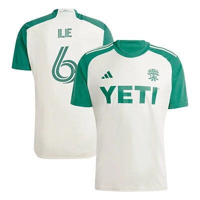 Men's adidas Ilie Sanchez Tan Austin FC 2024 The Armadillo Kit Replica Player Jersey