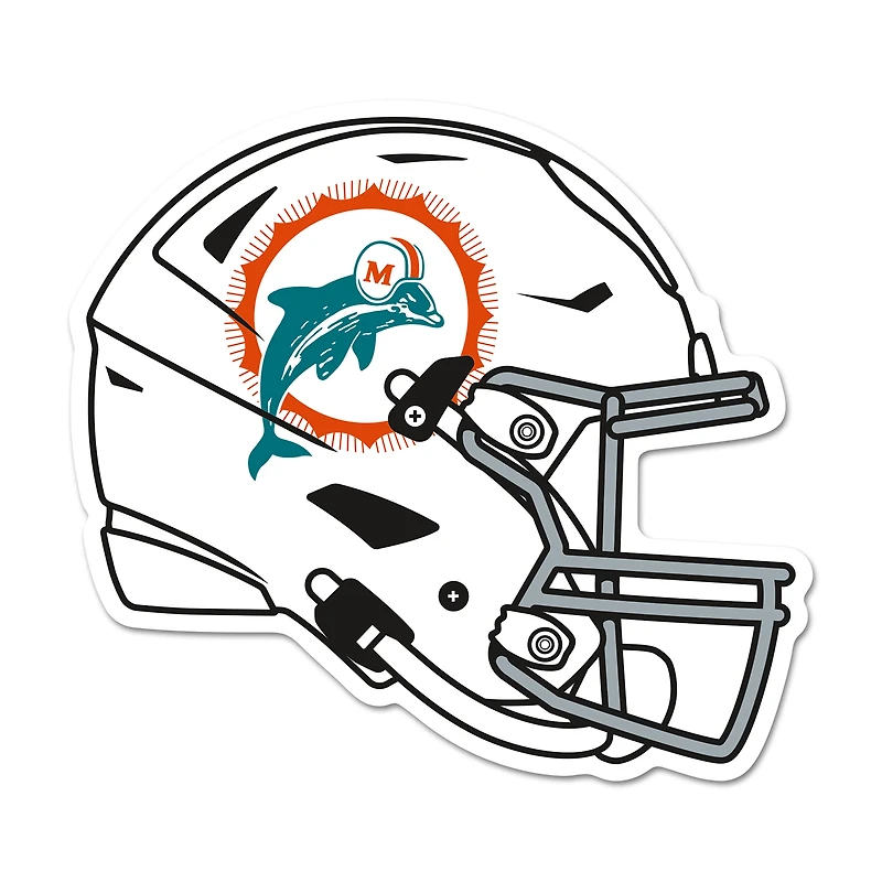 WinCraft Miami Dolphins 14" Helmet Wood Sign