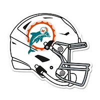 WinCraft Miami Dolphins 14" Helmet Wood Sign