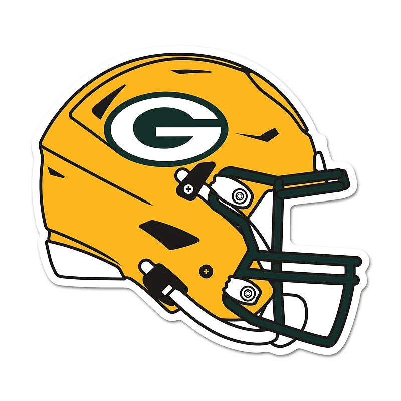 WinCraft Green Bay Packers 14" Helmet Wood Sign