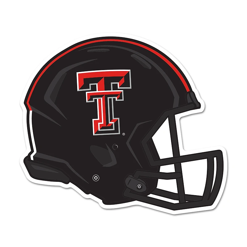 WinCraft Texas Tech Red Raiders 14" Helmet Wood Sign