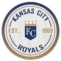 WinCraft Kansas City Royals 14" Established Year Circular Wood Sign