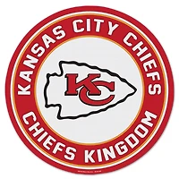 WinCraft Kansas City Chiefs 14" Team Patch Circular Wood Sign