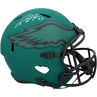 Cooper DeJean Philadelphia Eagles Autographed Riddell Rave Speed Replica Helmet