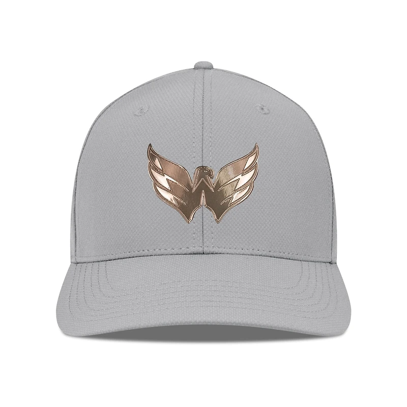 Men's Levelwear Gray Washington Capitals Rise Copper Insignia Flex Hat