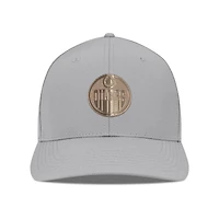 Men's Levelwear Gray Edmonton Oilers Rise Copper Insignia Flex Hat