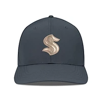 Men's Levelwear Charcoal Seattle Kraken Rise Copper Insignia Flex Hat
