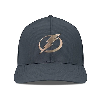 Men's Levelwear Charcoal Tampa Bay Lightning Rise Copper Insignia Flex Hat