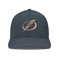 Men's Levelwear Charcoal Tampa Bay Lightning Rise Copper Insignia Flex Hat