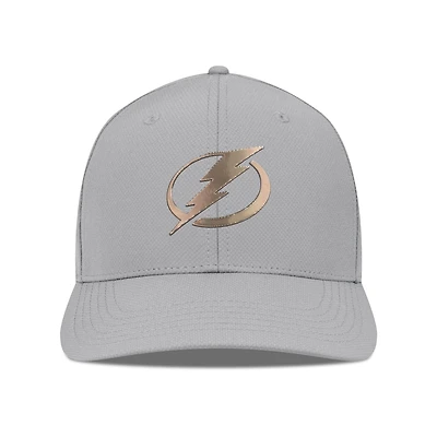 Men's Levelwear Gray Tampa Bay Lightning Rise Copper Insignia Flex Hat