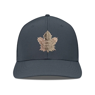 Men's Levelwear Charcoal Toronto Maple Leafs Rise Copper Insignia Flex Hat