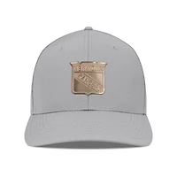 Men's Levelwear Gray New York Rangers Rise Copper Insignia Flex Hat