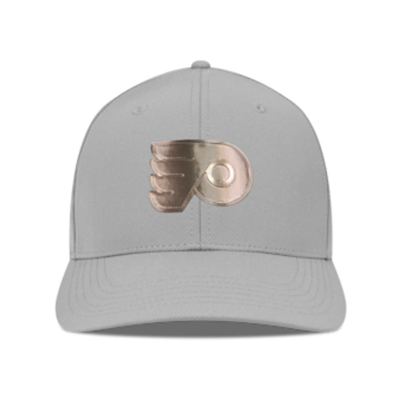 Men's Levelwear Gray Philadelphia Flyers Rise Copper Insignia Flex Hat