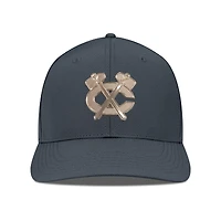 Men's Levelwear Charcoal Chicago Blackhawks Rise Copper Insignia Flex Hat