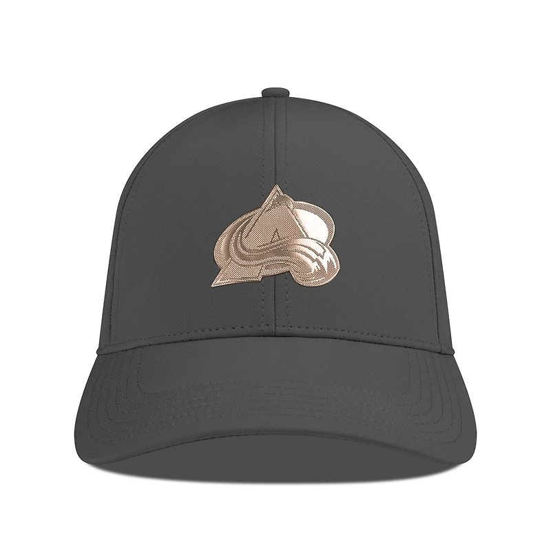 Men's Levelwear Charcoal Colorado Avalanche Ascend Copper Insignia Vented Adjustable Hat