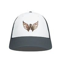 Men's Levelwear White/Charcoal Washington Capitals Endure Copper Insignia Adjustable Hat