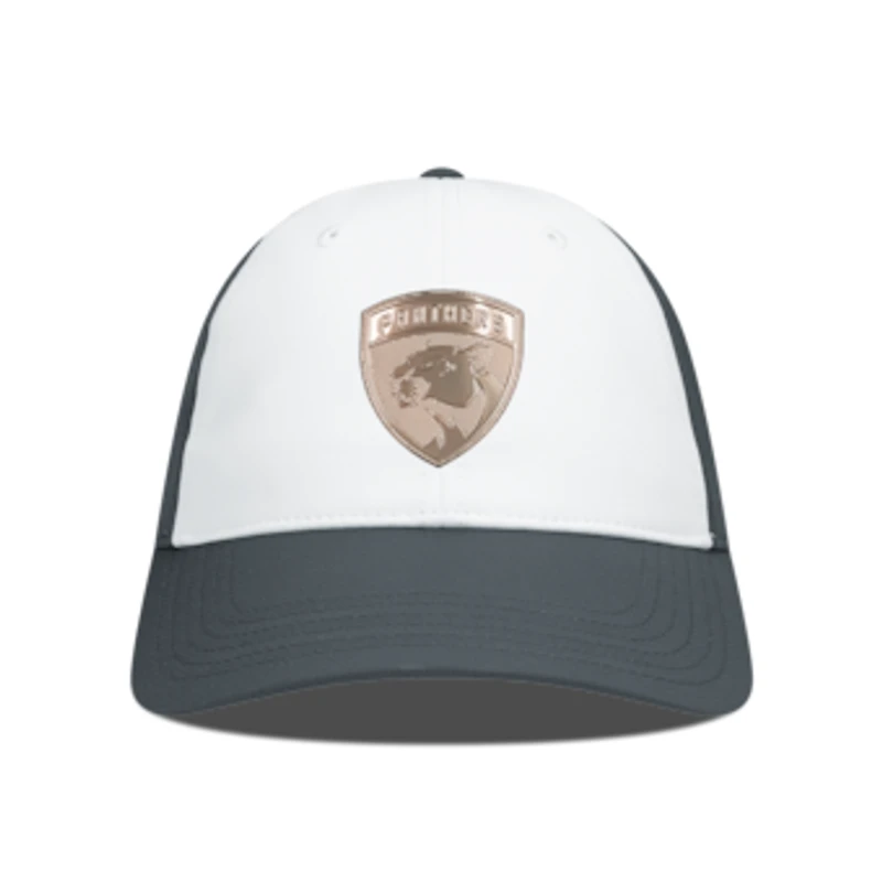 Men's Levelwear White/Charcoal Florida Panthers Endure Copper Insignia Adjustable Hat
