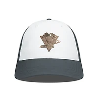 Men's Levelwear White/Charcoal Pittsburgh Penguins Endure Copper Insignia Adjustable Hat