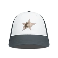 Men's Levelwear White/Charcoal Dallas Stars Endure Copper Insignia Adjustable Hat
