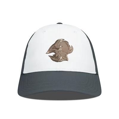 Men's Levelwear White/Charcoal Buffalo Sabres Endure Copper Insignia Adjustable Hat