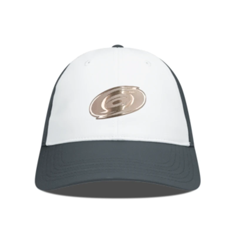 Men's Levelwear White/Charcoal Carolina Hurricanes Endure Copper Insignia Adjustable Hat