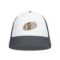 Men's Levelwear White/Charcoal Carolina Hurricanes Endure Copper Insignia Adjustable Hat