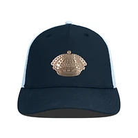 Men's Levelwear Black/White Los Angeles Kings Signal Copper Insignia Trucker Adjustable Hat