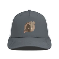Men's Levelwear Charcoal/White New Jersey Devils Signal Copper Insignia Trucker Adjustable Hat