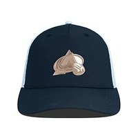 Men's Levelwear Black/White Colorado Avalanche Signal Copper Insignia Trucker Adjustable Hat