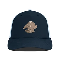 Men's Levelwear Black/White Buffalo Sabres Signal Copper Insignia Trucker Adjustable Hat