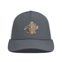 Men's Levelwear Charcoal/White Buffalo Sabres Signal Copper Insignia Trucker Adjustable Hat