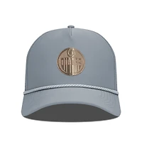Men's Levelwear Gray Edmonton Oilers Gordon Copper Insignia Vented Adjustable Hat