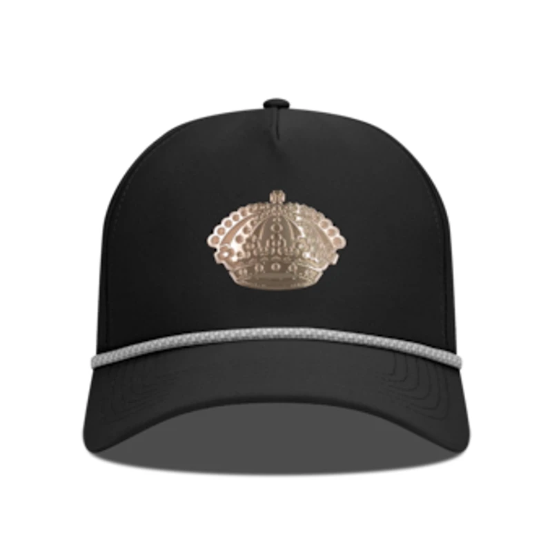 Men's Levelwear Black Los Angeles Kings Gordon Copper Insignia Vented Adjustable Hat