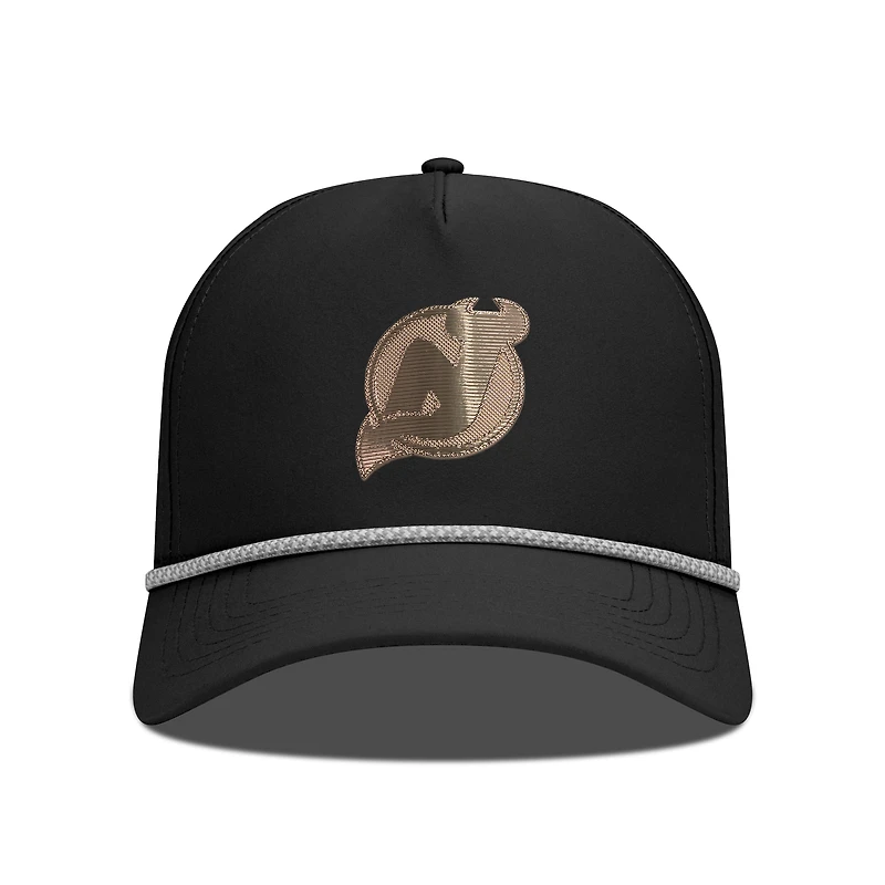 Men's Levelwear New Jersey Devils Gordon Copper Insignia Vented Adjustable Hat