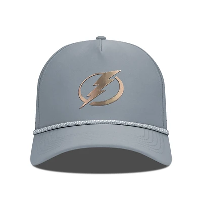 Men's Levelwear Gray Tampa Bay Lightning Gordon Copper Insignia Vented Adjustable Hat