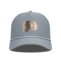 Men's Levelwear Gray Philadelphia Flyers Gordon Copper Insignia Vented Adjustable Hat