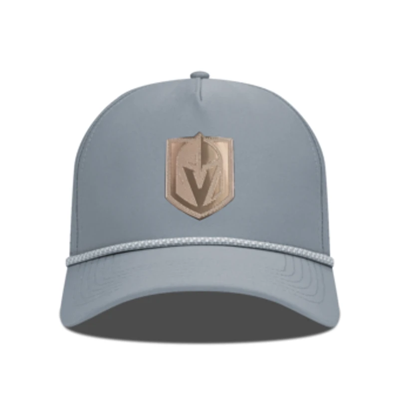 Men's Levelwear Gray Vegas Golden Knights Gordon Copper Insignia Vented Adjustable Hat