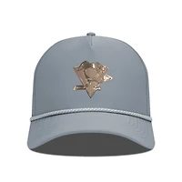 Men's Levelwear Gray Pittsburgh Penguins Gordon Copper Insignia Vented Adjustable Hat