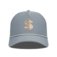 Men's Levelwear Gray Seattle Kraken Gordon Copper Insignia Vented Adjustable Hat