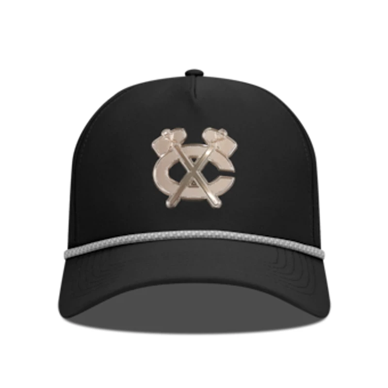 Men's Levelwear Chicago Blackhawks Gordon Copper Insignia Vented Adjustable Hat