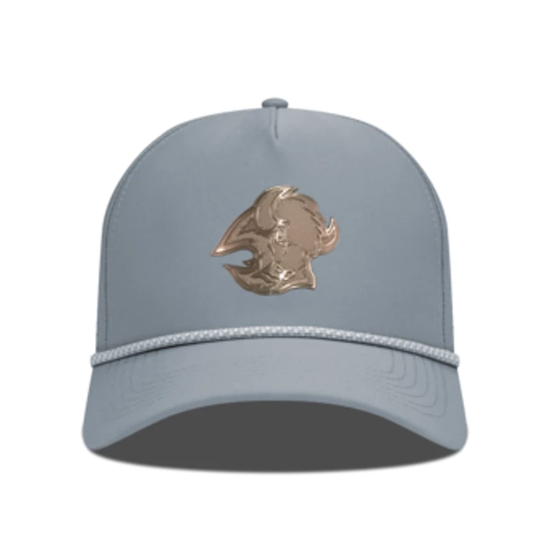 Men's Levelwear Gray Buffalo Sabres Gordon Copper Insignia Vented Adjustable Hat