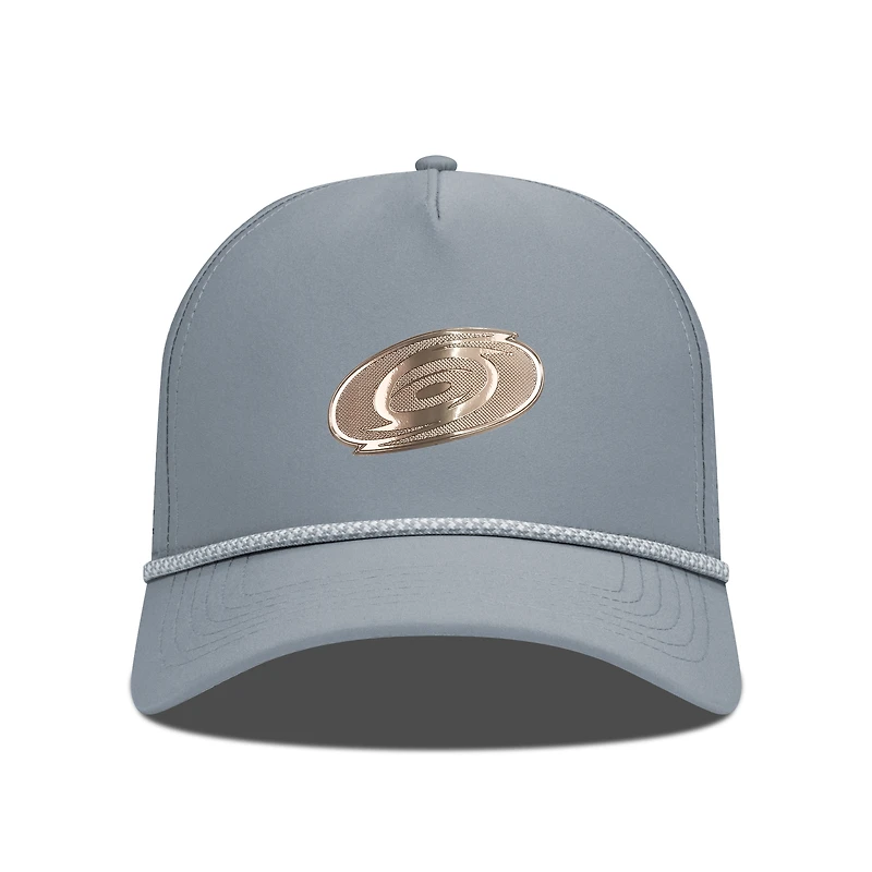 Men's Levelwear Gray Carolina Hurricanes Gordon Copper Insignia Vented Adjustable Hat