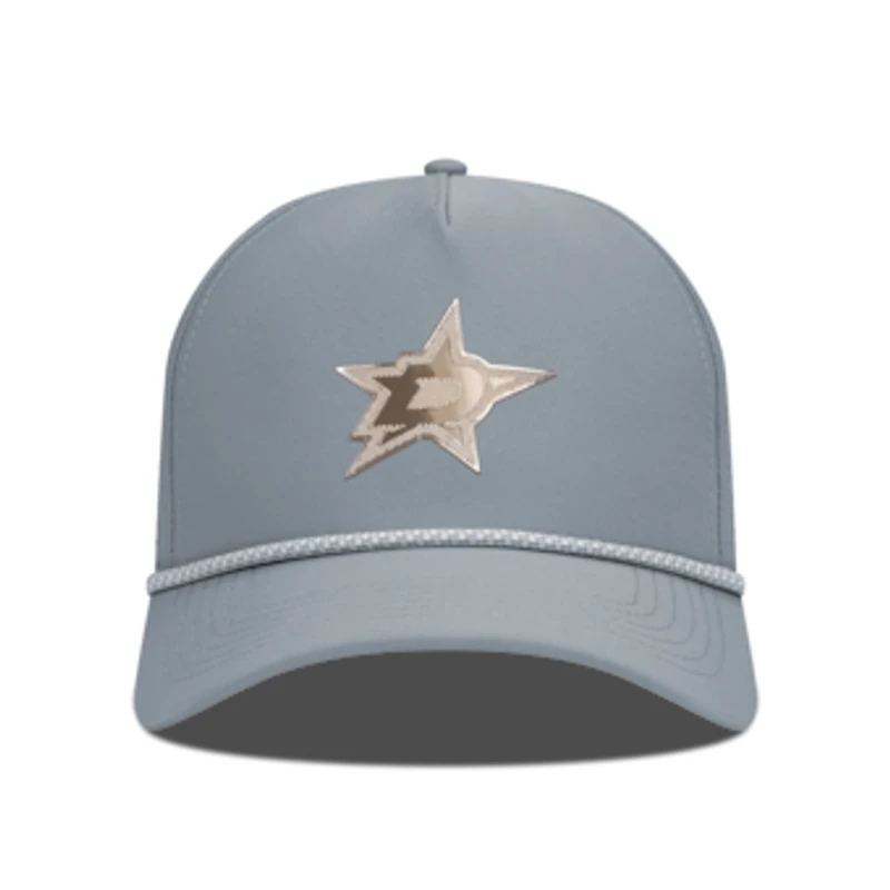 Men's Levelwear Gray Dallas Stars Gordon Copper Insignia Vented Adjustable Hat