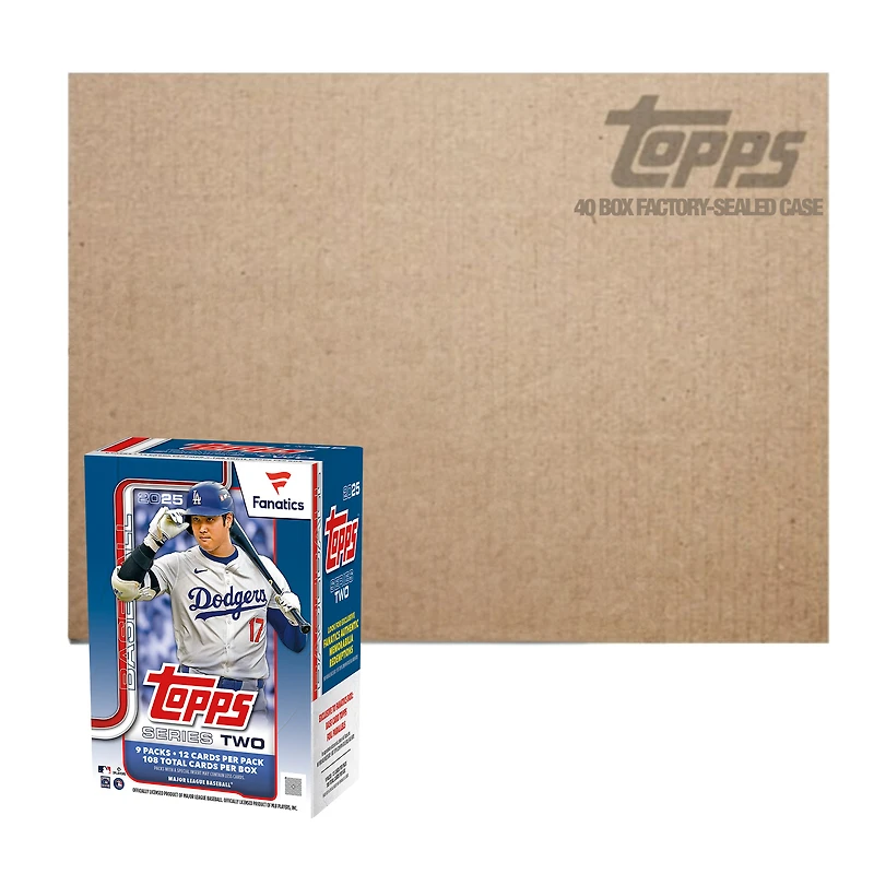 2025 Topps Baseball Series 2 Factory Sealed Fanatics Exclusive Value 40 Box Case